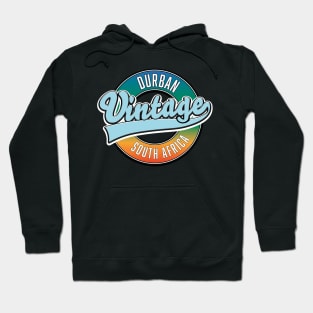 Durban south africa vintage logo Hoodie